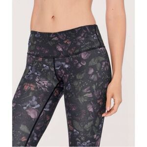 Lululemon Wunder‎ Under Mid-Rise Tight Sz 4 Full-On Luxtreme Frozen Flourish